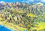 Schematic Map Showing Location of House Relative to Coast and Cities